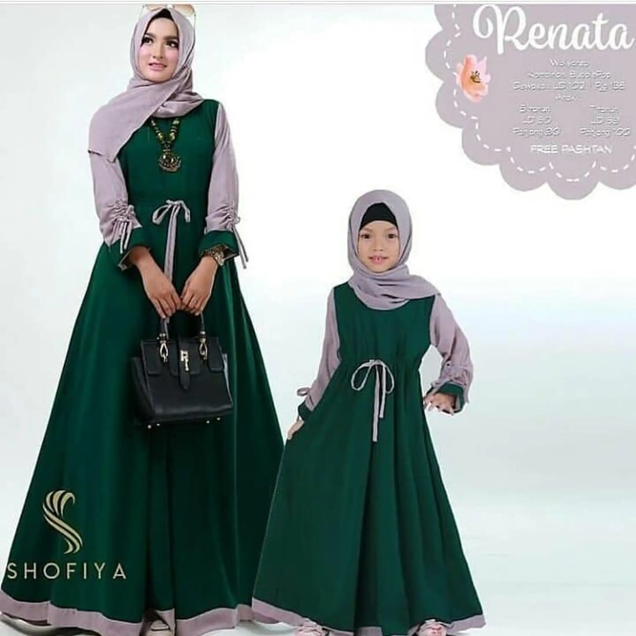 Model Baru Renata Couple Ibu Dan Anak Baju Gamis Ibu Dan Anak Muslim Panjang Supplier Maxy Termurah Fashion Hijab Syari Terbaru Pakaian Cewek Kekinian Gaun Trendy Modis Casual Simple By Stanley Store