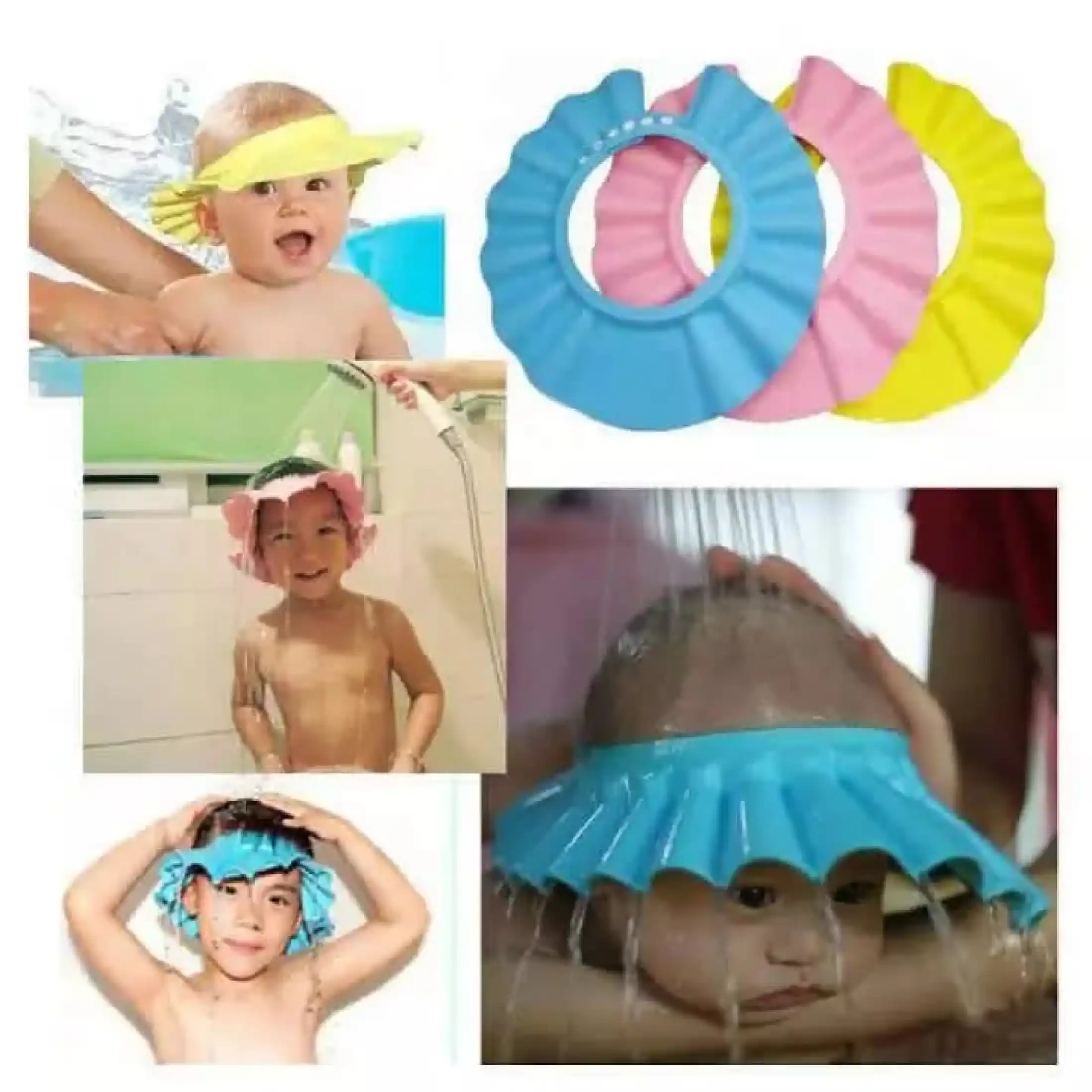 Topi Keramas Anak Bayi Baby Shower Cap Premium Bahan Lebih Tebal Lazada Indonesia