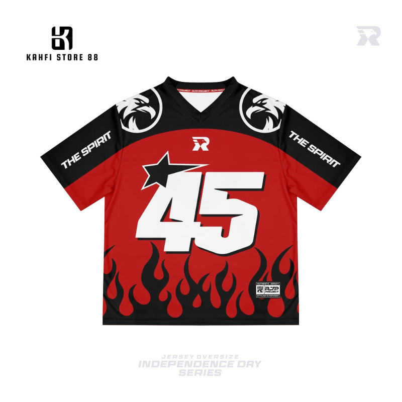 KHF / Kaos Jersey Kemerdekaan Couple Keluarga 2025 Indonesia Baju Laki Laki Wanita Perempuan 17 Agustu…