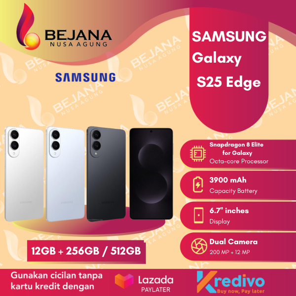 Samsung Galaxy S25 Edge ( Ram 12GB + Rom 256GB ) | ( Ram 12GB + Rom 512GB ) Garansi Resmi Harga  15,499,000 Ringgit*Penghantaran Percuma