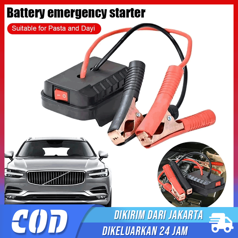 Car Jump Starter Charging Converter for Makita Lithium Battery Car Emergency Adapter Harga 36,800 rupiah*Gratis Ongkir