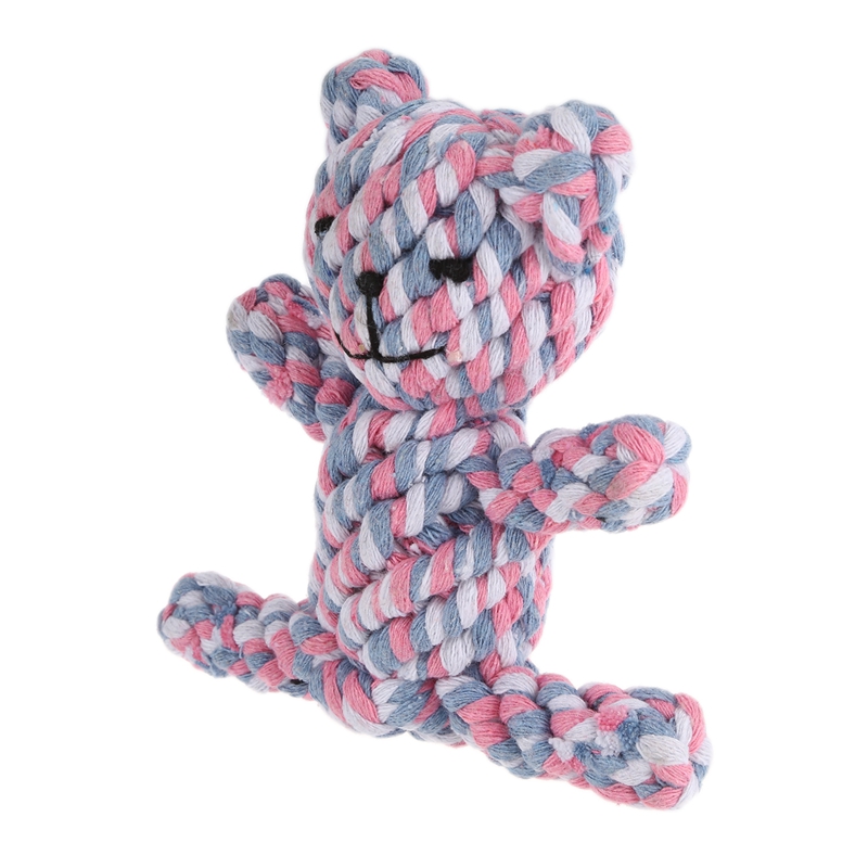 rope bear dog toy