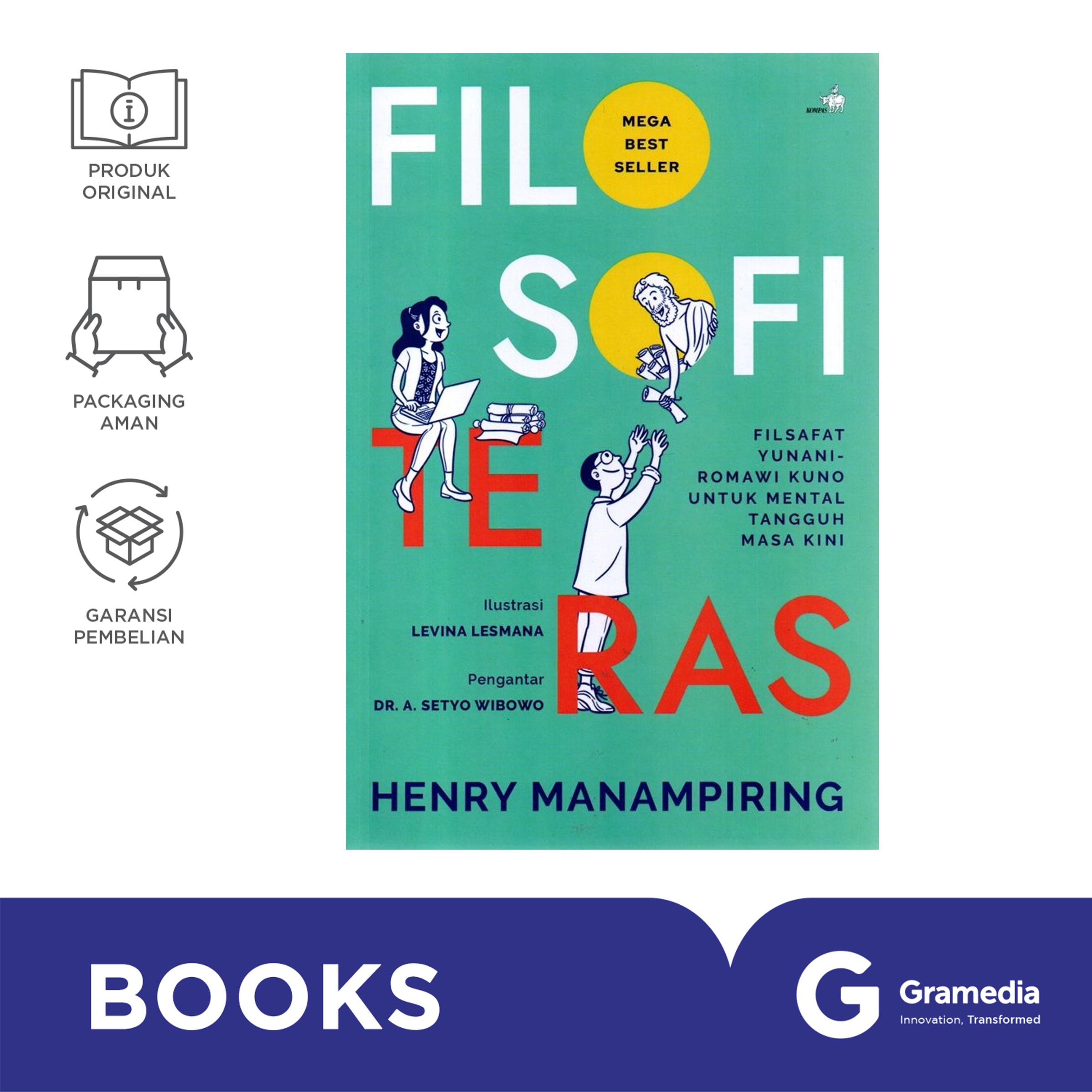 FILOSOFI TERAS (NEW COVER) Harga  97,200 rupiah*Gratis Ongkir