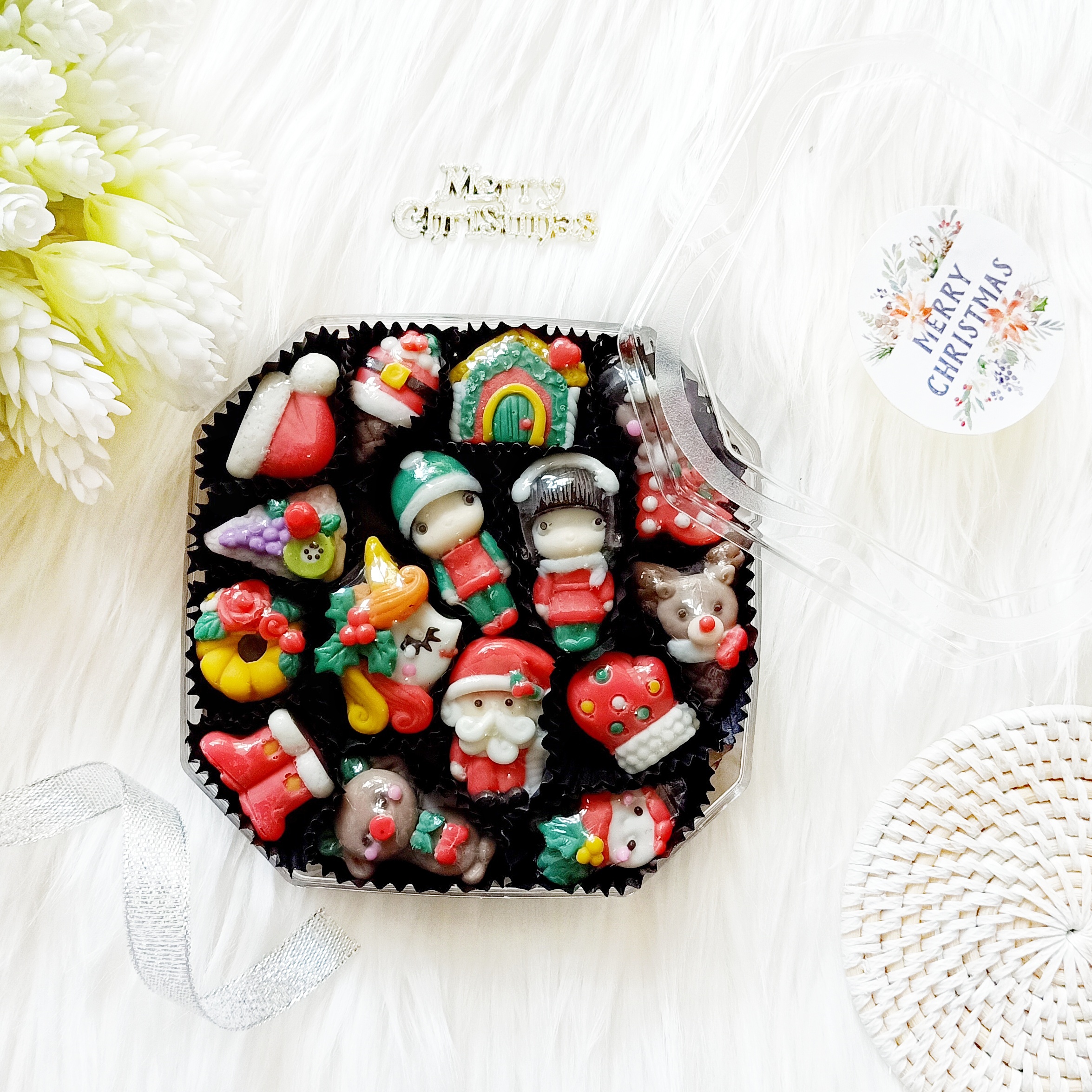 Terlaris Coklat Karakter Toples Segidelapan 300g Natal Merry Christmast untuk hampers atau goodiebag sโฆ