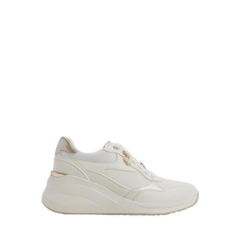 Aldo Asiejan Women's Wedge Sneakers - White ราคา 3,390 บาท*ส่งฟรี