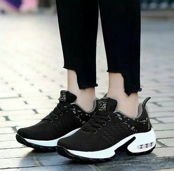 promo - sepatu wanita sneakers sport multi warna