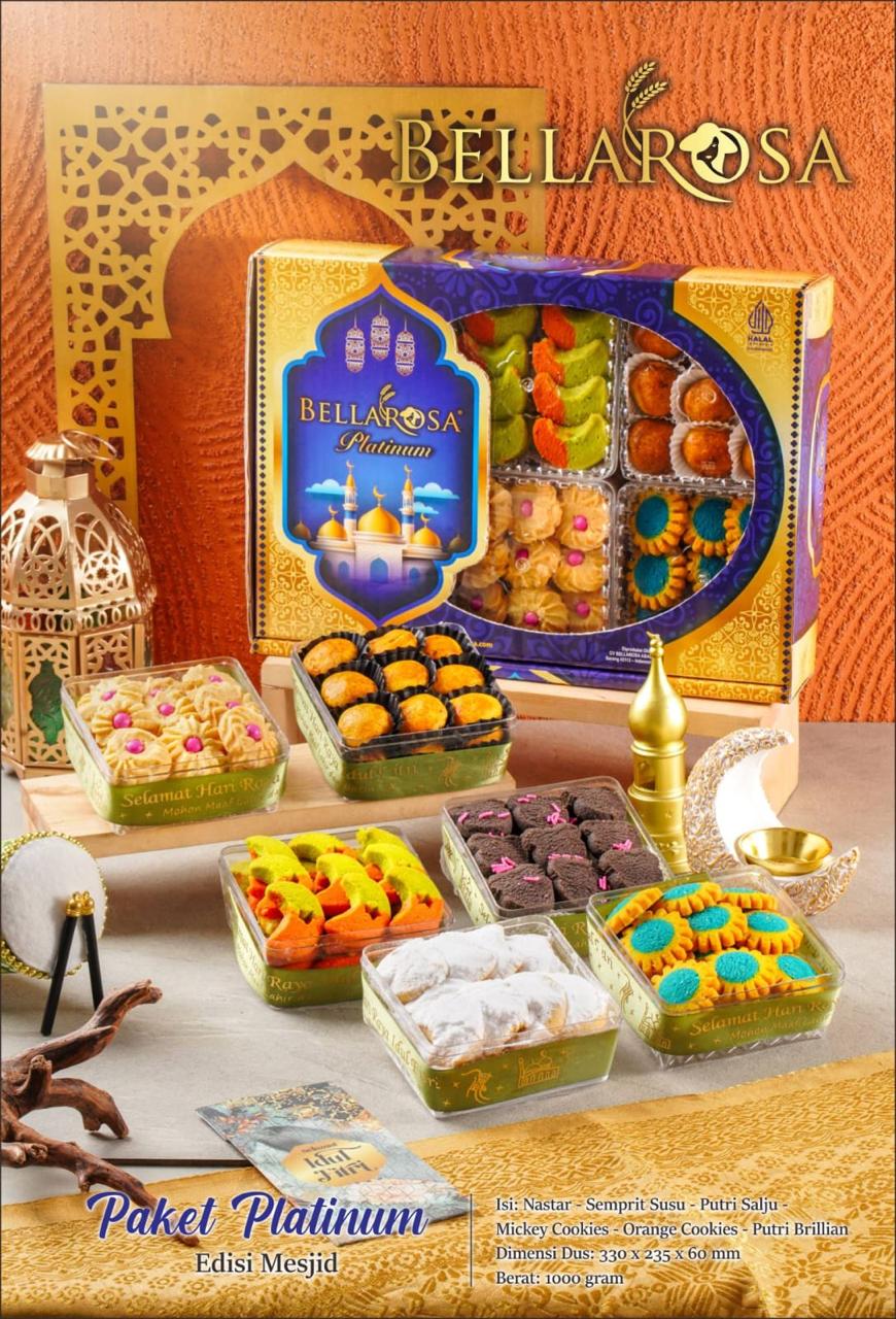 Bellarosa Platinum Eid Package - Dry Cakes - Eid Parcel - Kilo Chocolate -