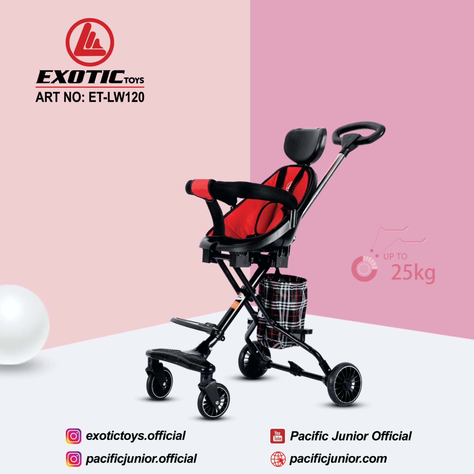 Stroller sampai hotsell 30 kg