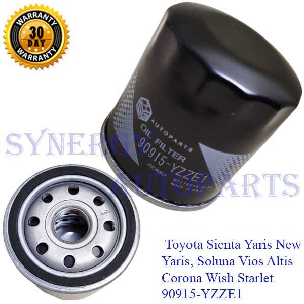 Filter Oli Toyota Sienta Yaris Vios Altis Soluna 90915-YZZE1 - 2264 Harga 18,900 rupiah*Gratis Ongkir