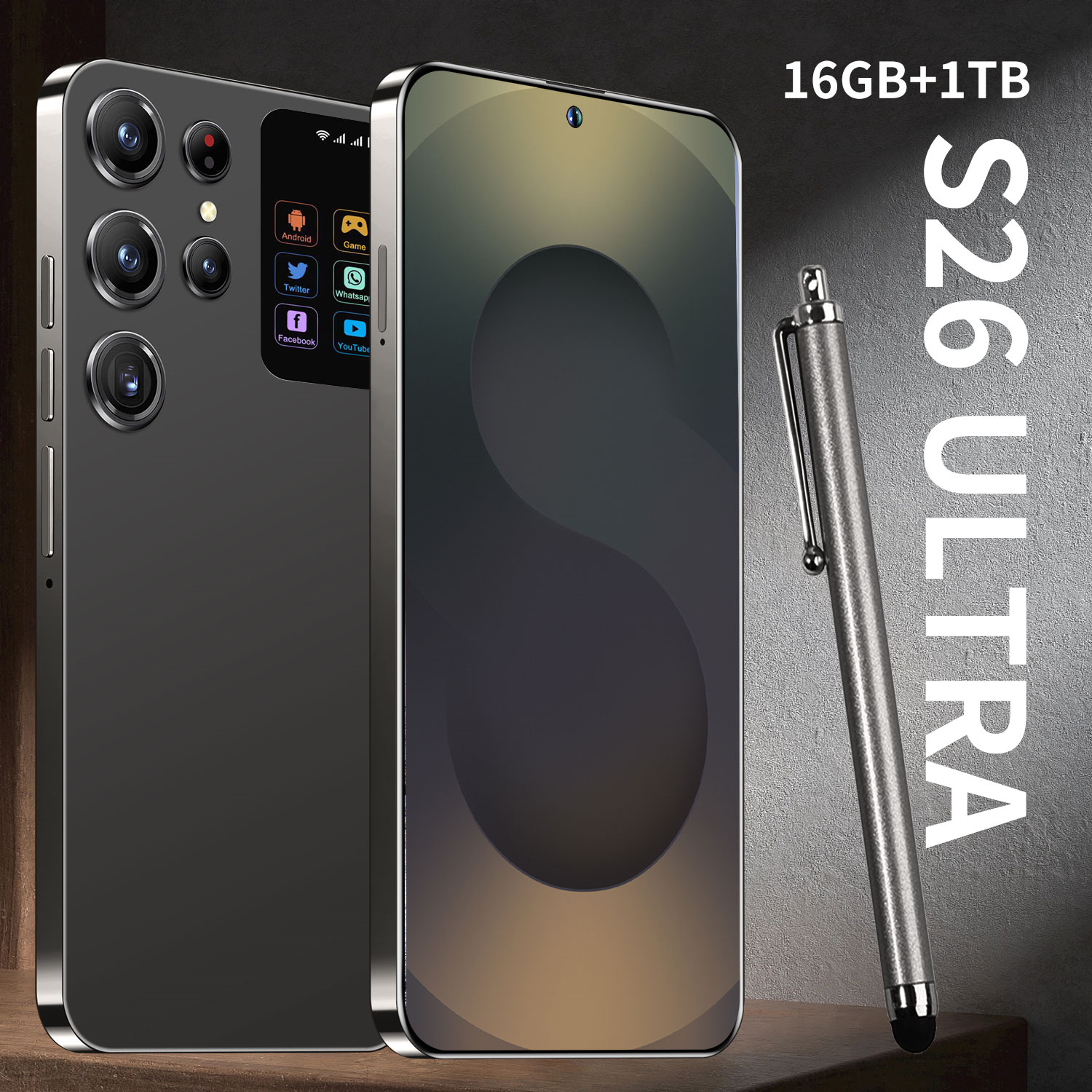 Produk Baru HP Samsuny S26 Ultra 4G/5G dual card dual standby 7000mAh Baterai Besar ​Android 13.0 Original Smart Phone Giá 1,158,000 Đồng*Miễn phí vận chuyển