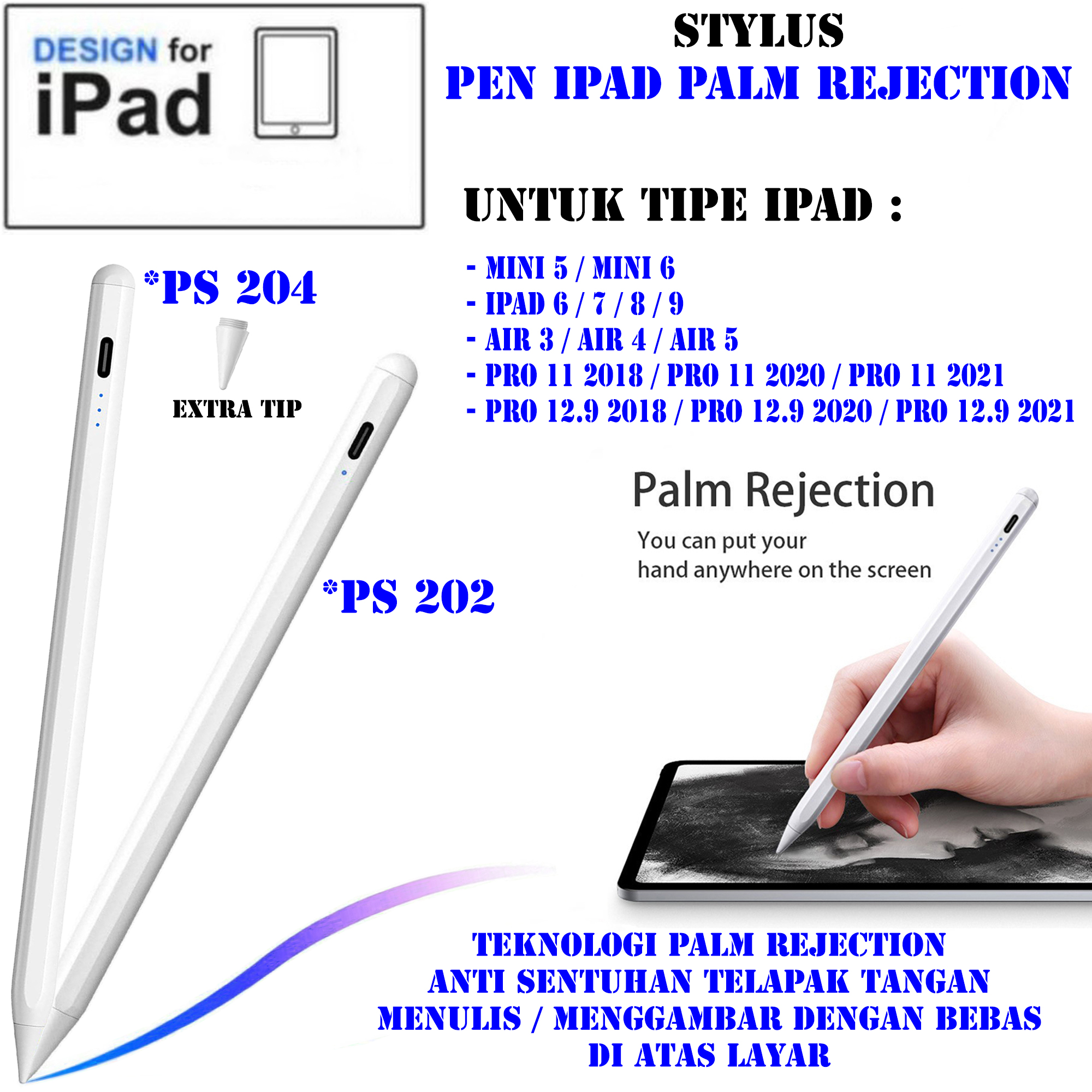 Capacitive Stylus Pen Pencil Android Smartphone Tablet iPhone iPad