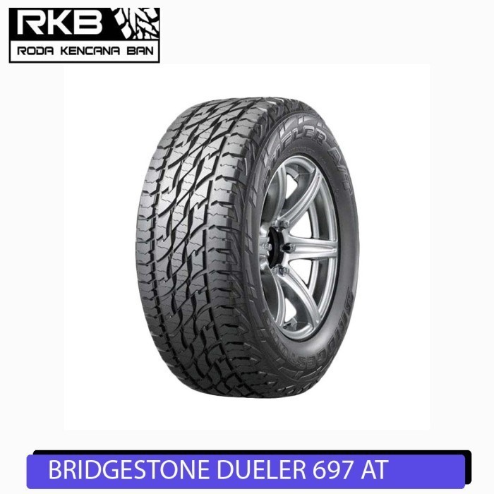 Bridgestone Dueler A/T D697 265/65 R17 Ban Mobil Toyota Fortuner Nissan Navara Triton Harga 2,260,000 rupiah*Gratis Ongkir