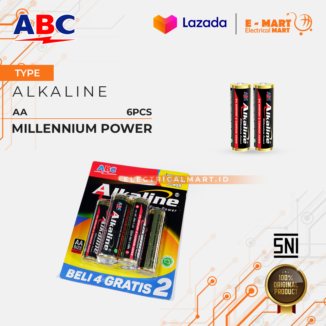 Jual Baterai Aa A2 Alkaline Battery Dynamax Abu Eco Black 1 5v Baterai ...