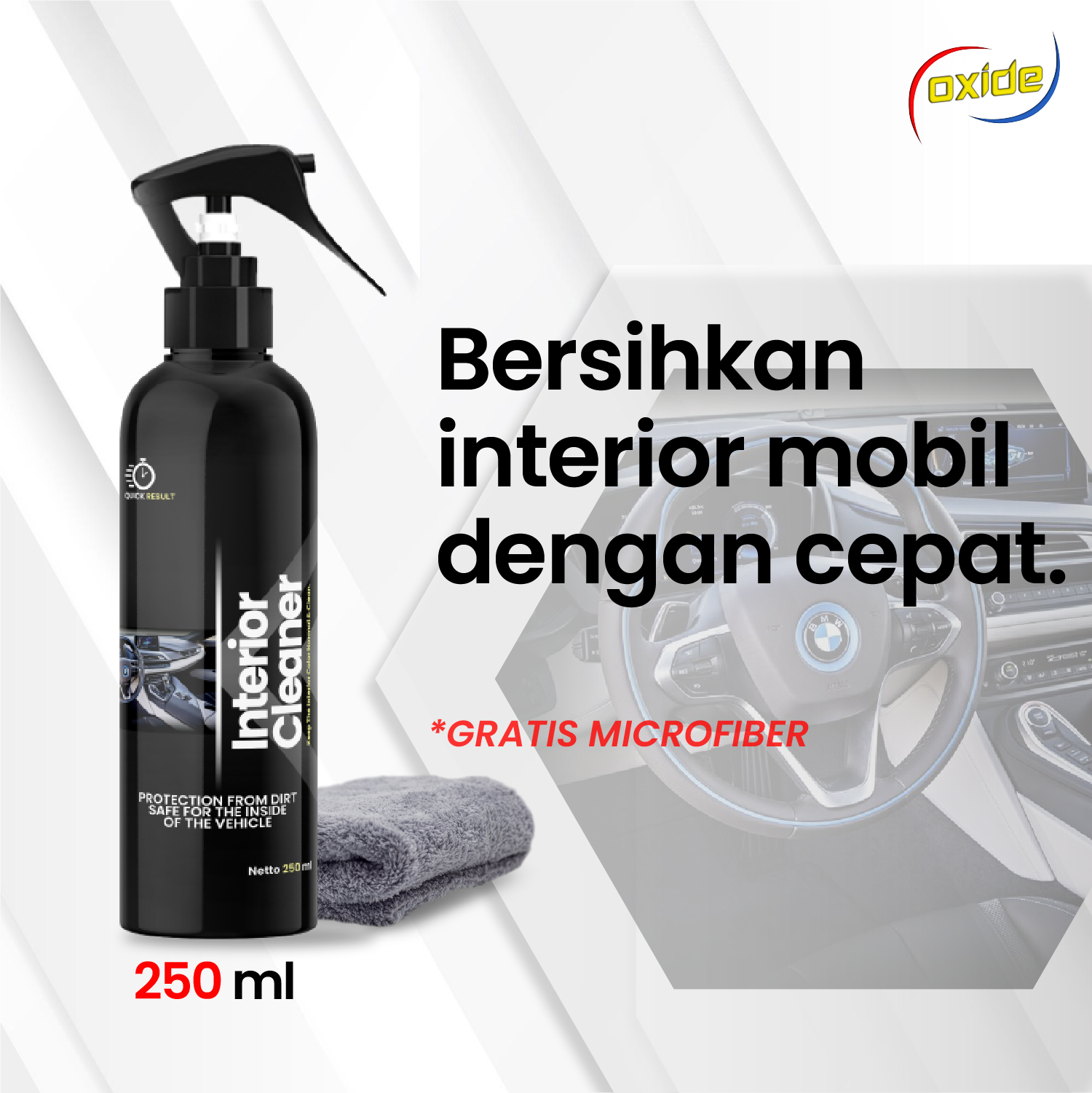 Oxide interior cleaner, stain remover interior, mushroom interior Harga 46,500 rupiah*Gratis Ongkir