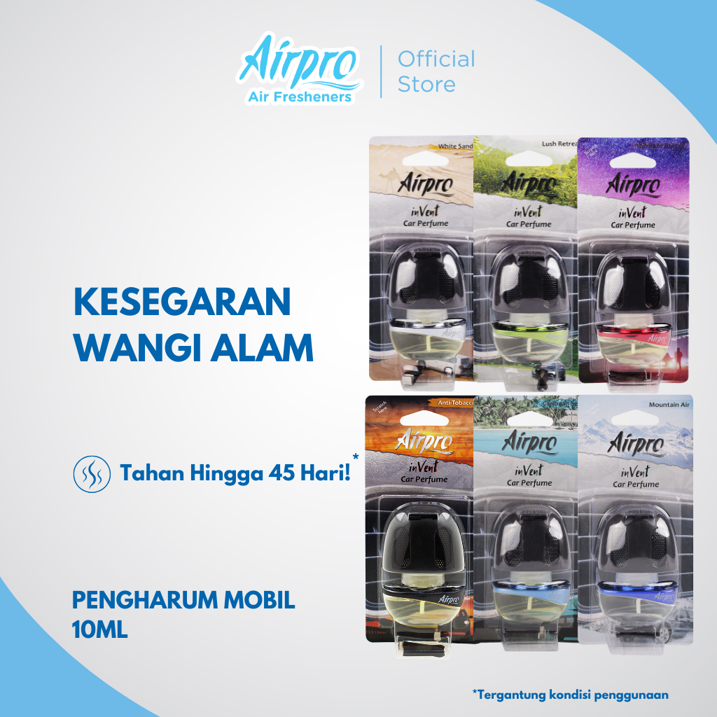 Airpro Invent Clip Pengharum mobil / Parfum Mobil AC Harga 44,955 rupiah*Gratis Ongkir