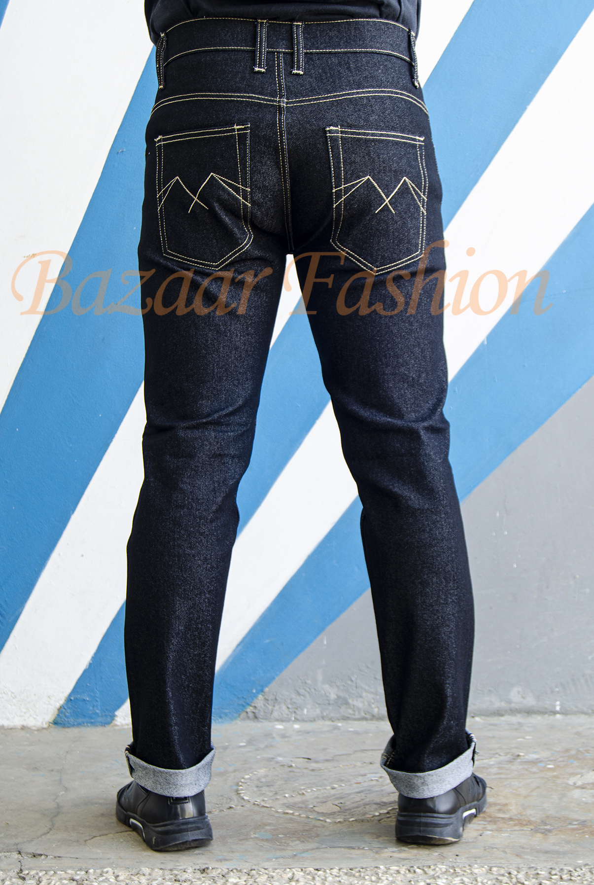 pria jeans selvedge accent 14 oz 