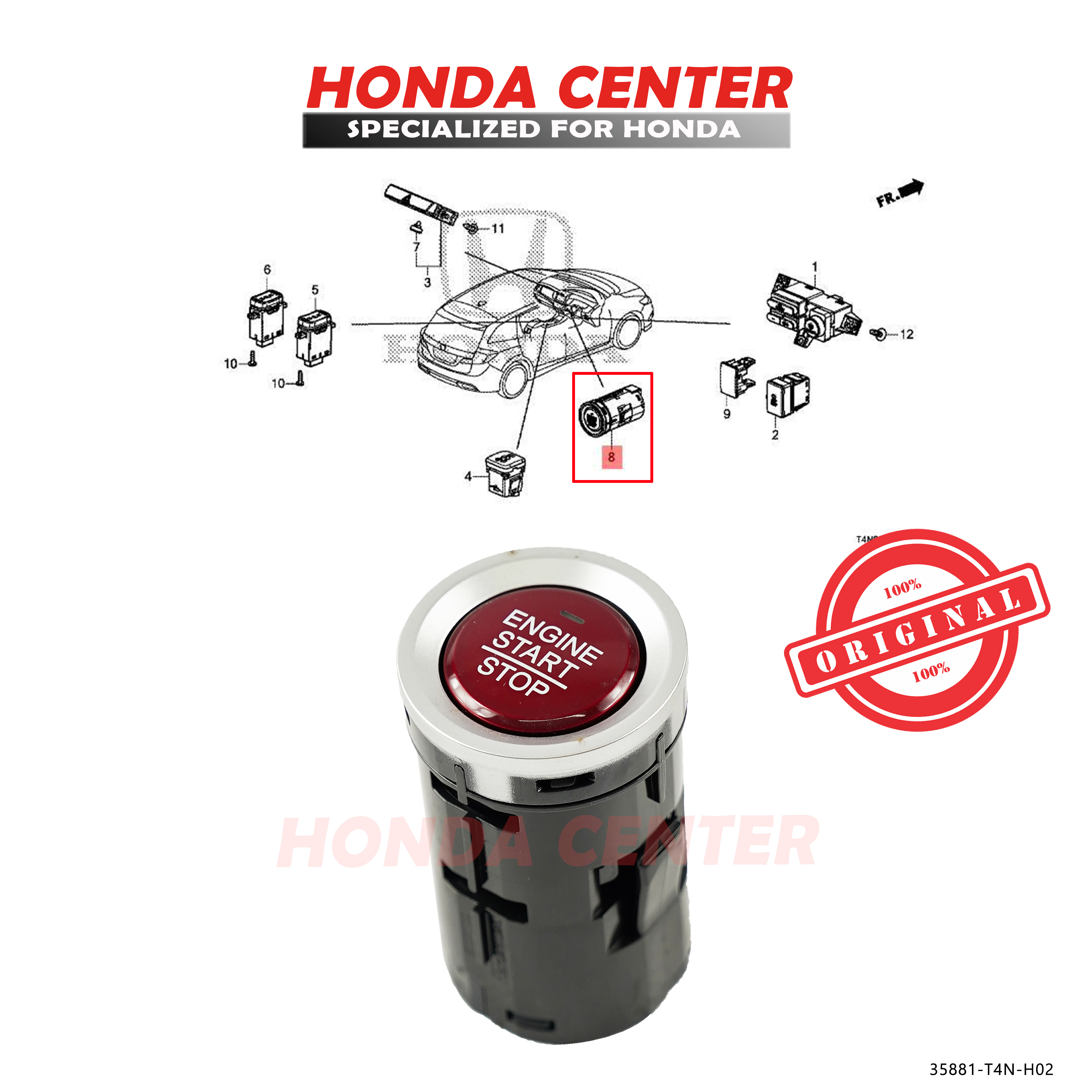 Jual JAPAN Sensor ECT Switch Temperatur CIVIC FD JAZZ RS HRV CRV BRIO FREED  - Kota Administrasi Jakarta Pusat - Bintang Jaya Part 86 | Tokopedia イグニッション スイッチ スターター Honda X-RV HRV FIT City Jade Odyssey 2015 2016