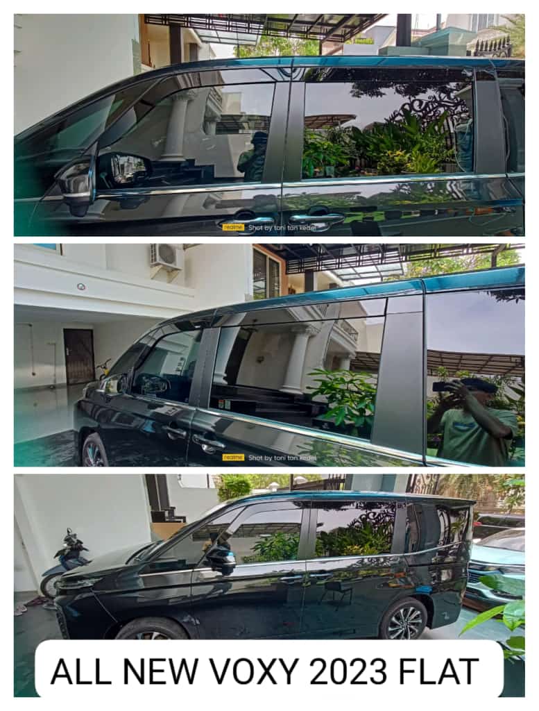 Toyota Voxy original slim car gutter black color diamond Harga 300,000 Ringgit*Penghantaran Percuma