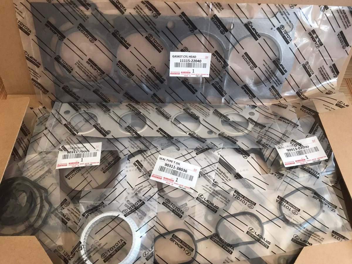 Packing Set Gasket Full Set Paking Set Toyota Corolla Altis 1.8 cc 1ZZ-FE Harga 500,000 rupiah*Gratis Ongkir