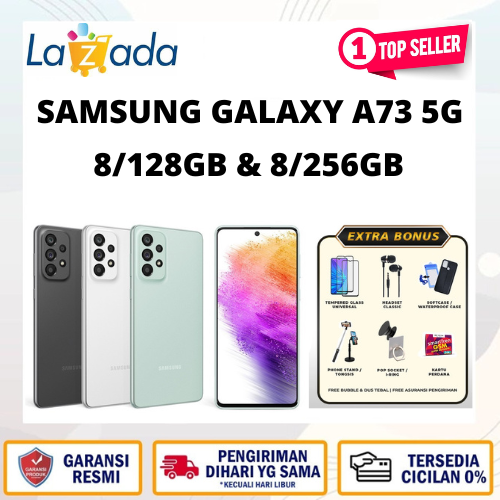 Samsung Galaxy A73 5G 8/128GB-8/256GB-warranty like new Harga 5,000,000 rupiah*Gratis Ongkir