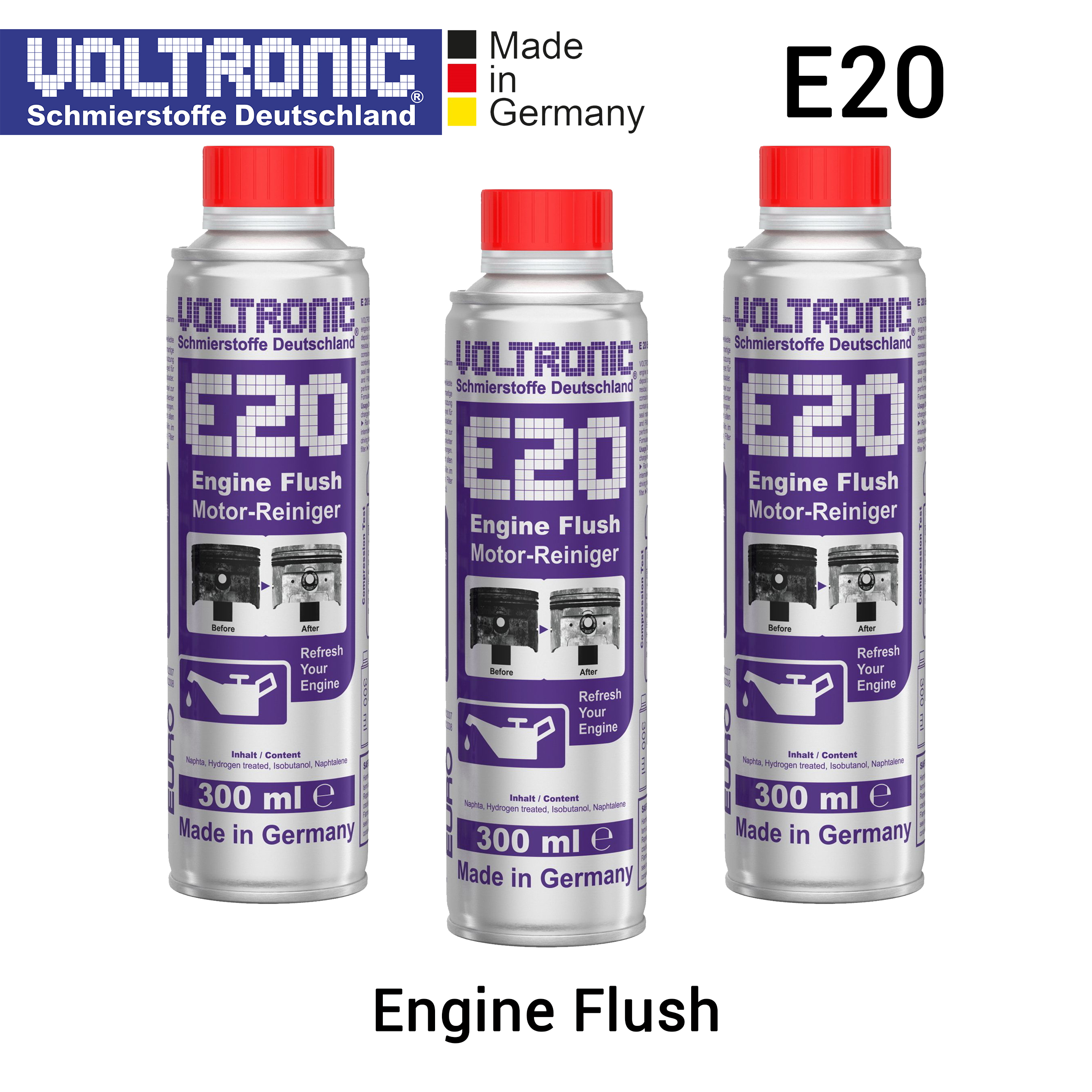 VVOLTRONIC E20 - Engine Flush (Bundling isi 3 Set), Engine Cleaner, Carbon Clean - Pembersih Mesin Mobil, Pembersih Ruang Bakar Harga 943,000 rupiah*Gratis Ongkir