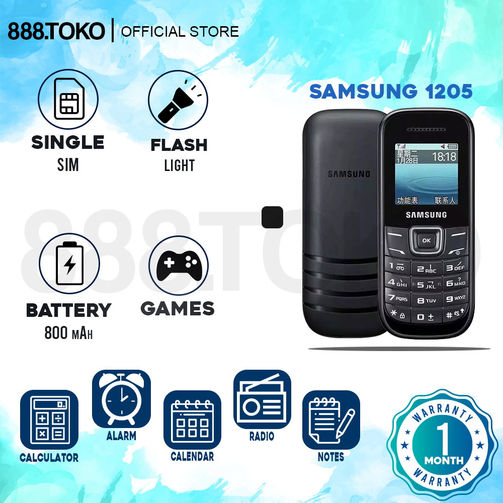 Hp Samsung GSM GT-E1205 Grosir Harga  123,520 Ringgit*Penghantaran Percuma