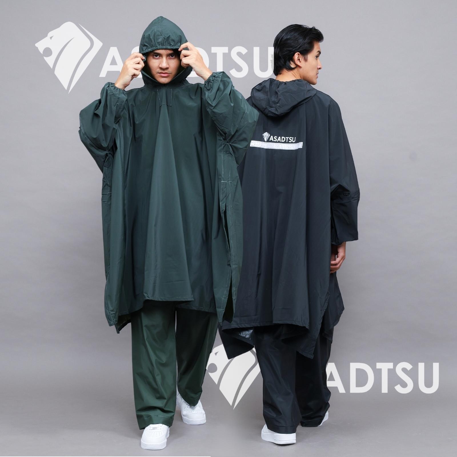 Payday sale!! Asadtsu unisex big bat raincoat with comfortable and waterproof design for men and women latest models Harga 1,000 rupiah*Gratis Ongkir