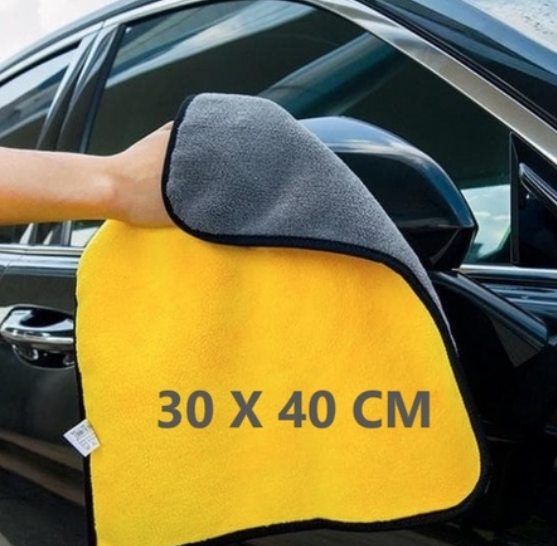 BB7 - Kain Lap Jumbo Mobil Motor Microfiber 2 Sisi Serap Kuat Multifungsi 30X40CM Harga  6,500 rupiah*Gratis Ongkir