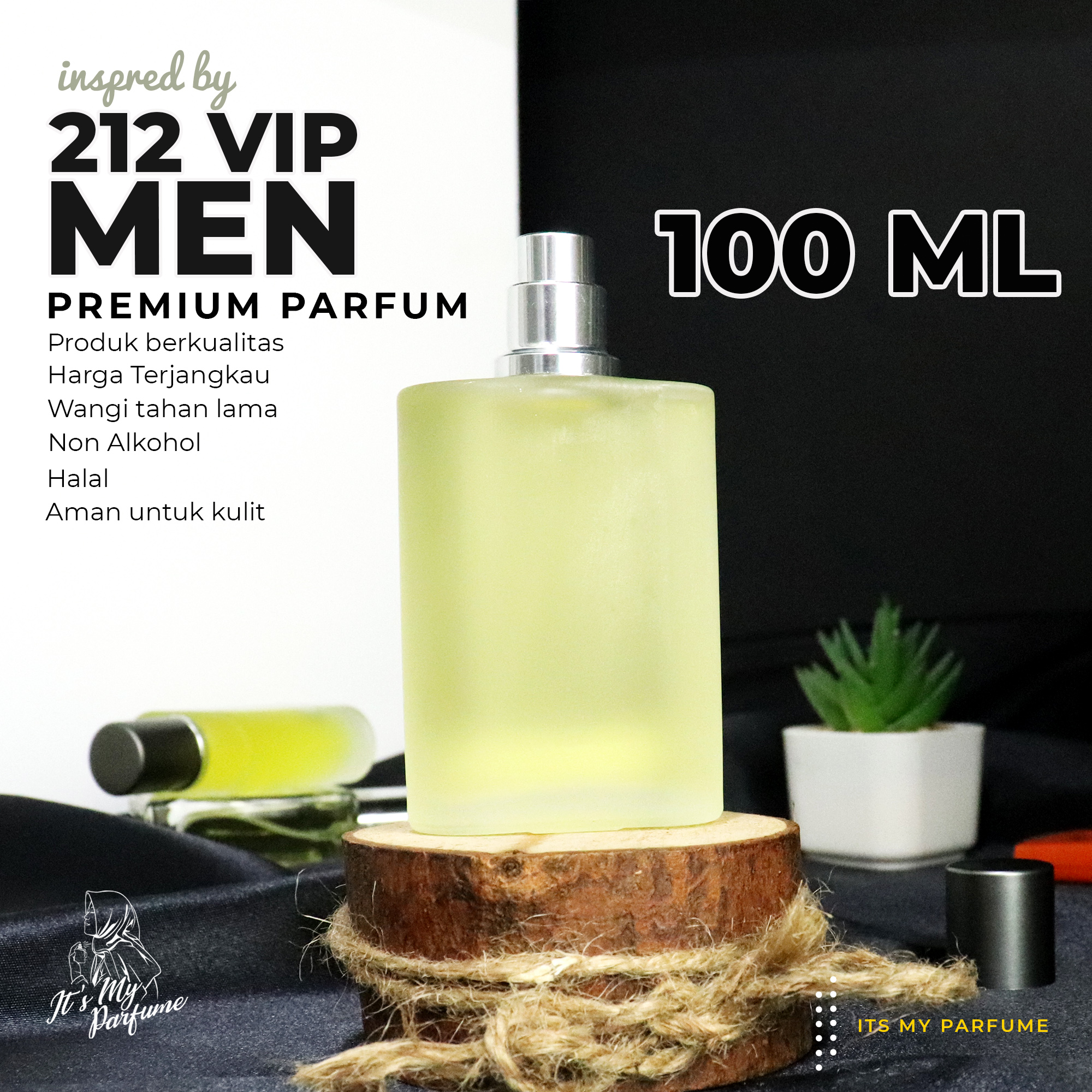 PARFUM 212 VIP MEN COWOK PARFUME PRIA TAHAN LAMA 24 JAM Parfume