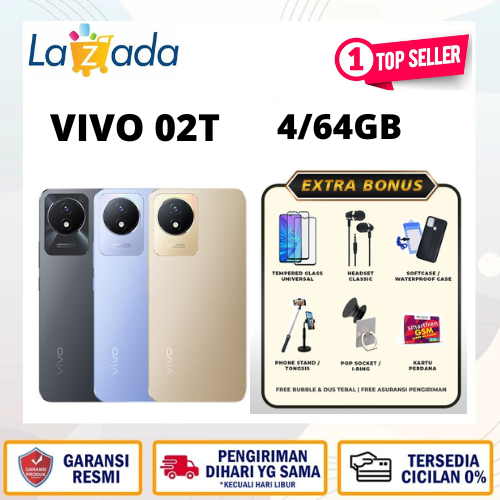 Vivo y02t warranty 4/64GB RAM Giá 1,215,200 Đồng*Miễn phí vận chuyển