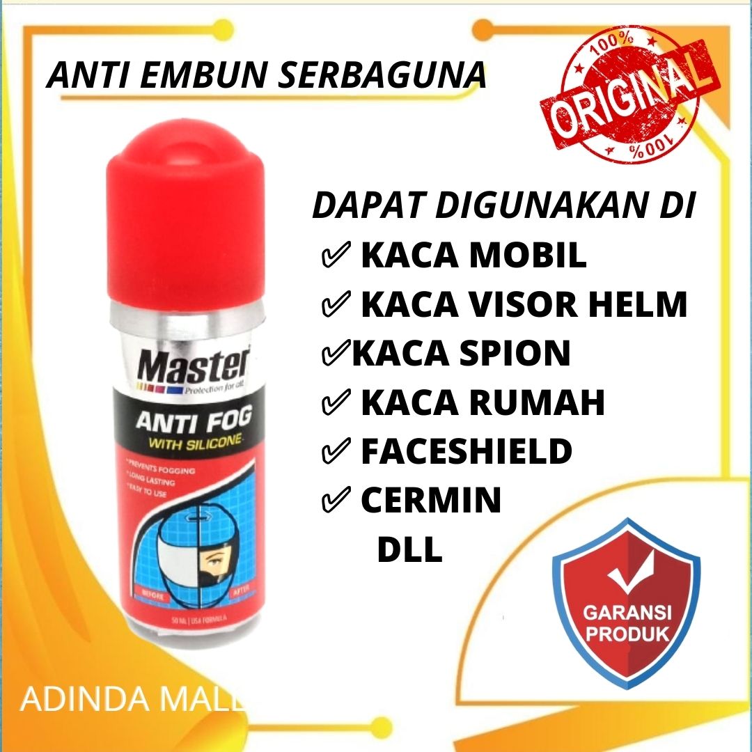 Cairan Semprot untuk Kaca Mobil Anti Embun Anti Air Anti Fog Coating /  Glass anti fog – Anti Fog Master untuk segala jenis kaca | Lazada Indonesia