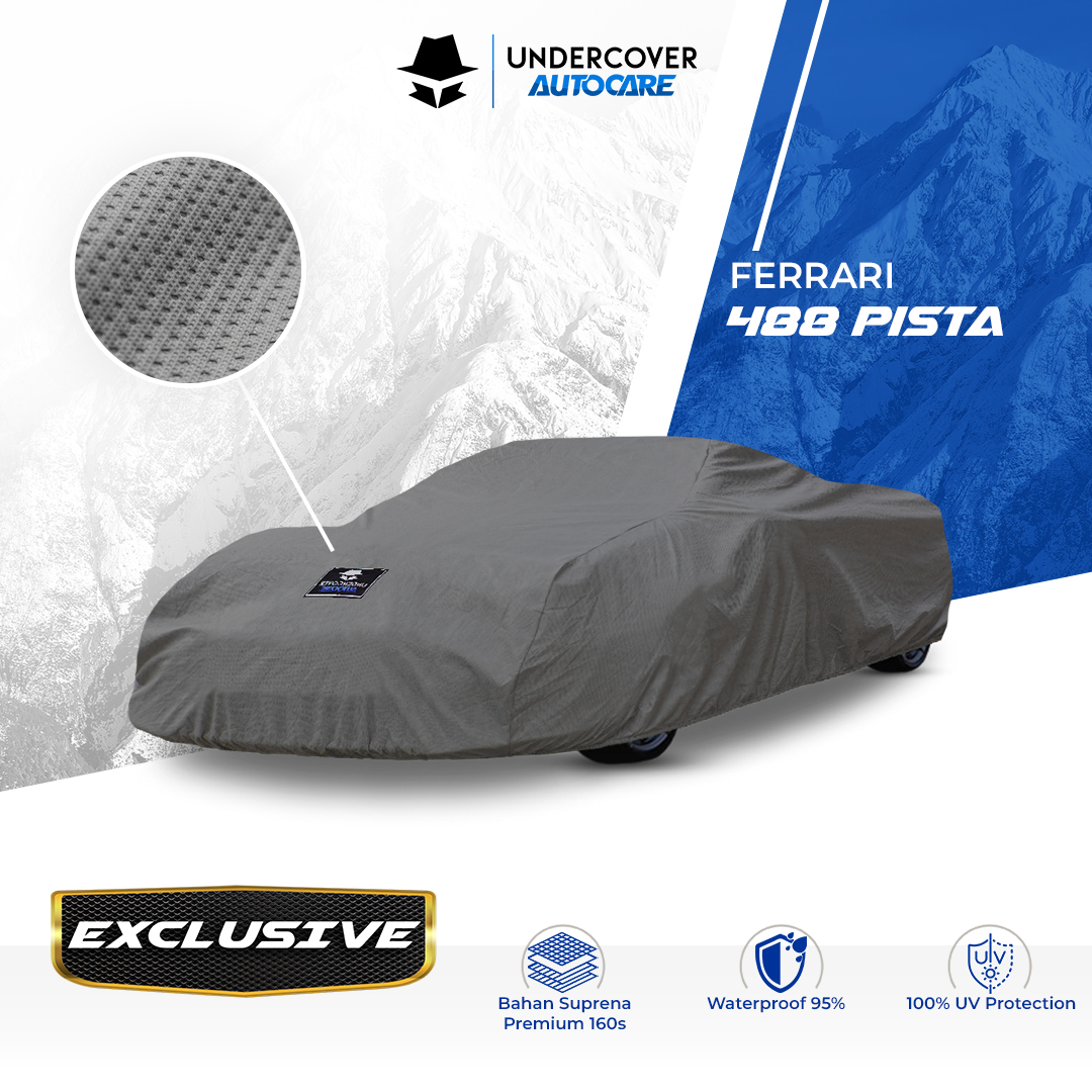 Undercover Autocare - Cover Mobil Ferrari 488 Pista Exclusive Harga 1,311,000 rupiah*Gratis Ongkir