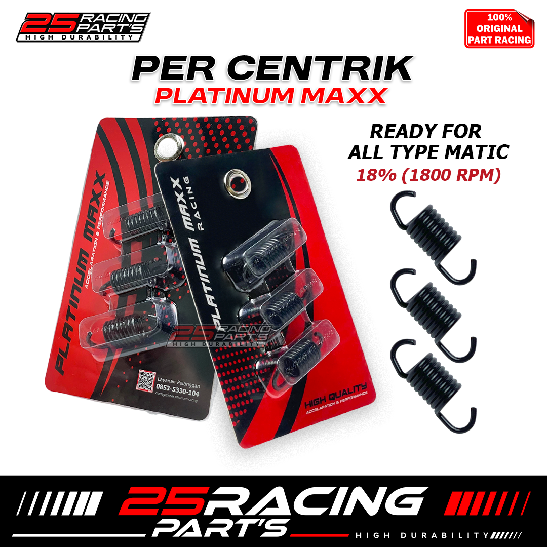Percentri 1800Rpm- Platinum Maxx- 1800Rpm- All Type Matic- Pnp- Vario- Beat- Nmax- Mio Harga 42,750 rupiah*Gratis Ongkir