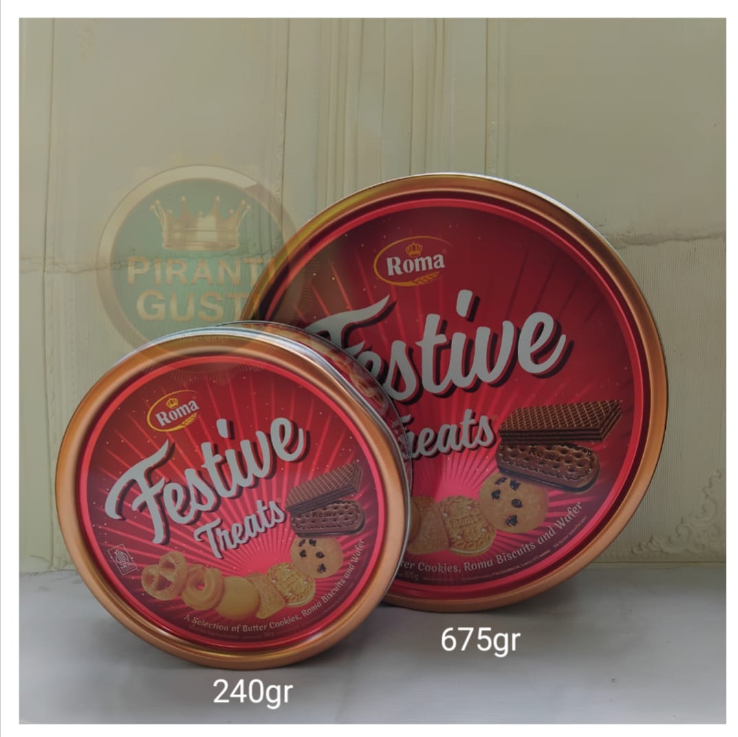 Roma Festive Treats Butter Cookies 675Gr and 240Gr/Eid Cake