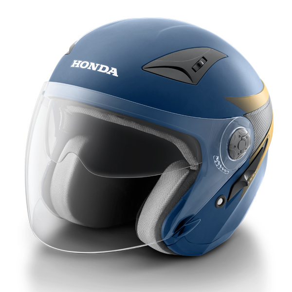 Helm Honda Luxury Biru (L) 87100LXBLUL Harga  502,600 Ringgit*Penghantaran Percuma