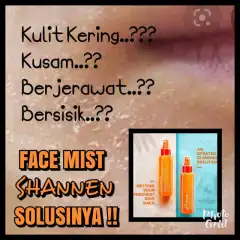 PROMO penyegar muka Shannen refresh facial mist ORI harga GROSSIR / FACEMIST SHANNEN 100% ORIGINAL SPRAY WAJAH SETTING SPRAY FACE MIST SHANNEN WAJAH LEMBAB BERSINAR
