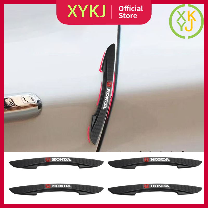 Door Guard Pelindung Pintu Mobil 4 PCS Car Door Protection Anti-Menubruk Nempel Kuat Bahan Carbon Logo Mobil Toyota Daihatsu Hinda Nissan Mitsubishi Suzuki Harga 12,000 Ringgit*Penghantaran Percuma
