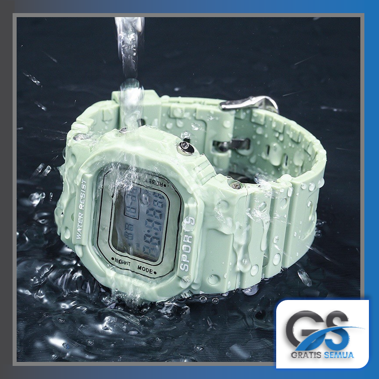 	 Gratis Semua Jam Tangan Wanita Student Waterproof Digital Watch / Jam Fashion Korea Style Digital 	
