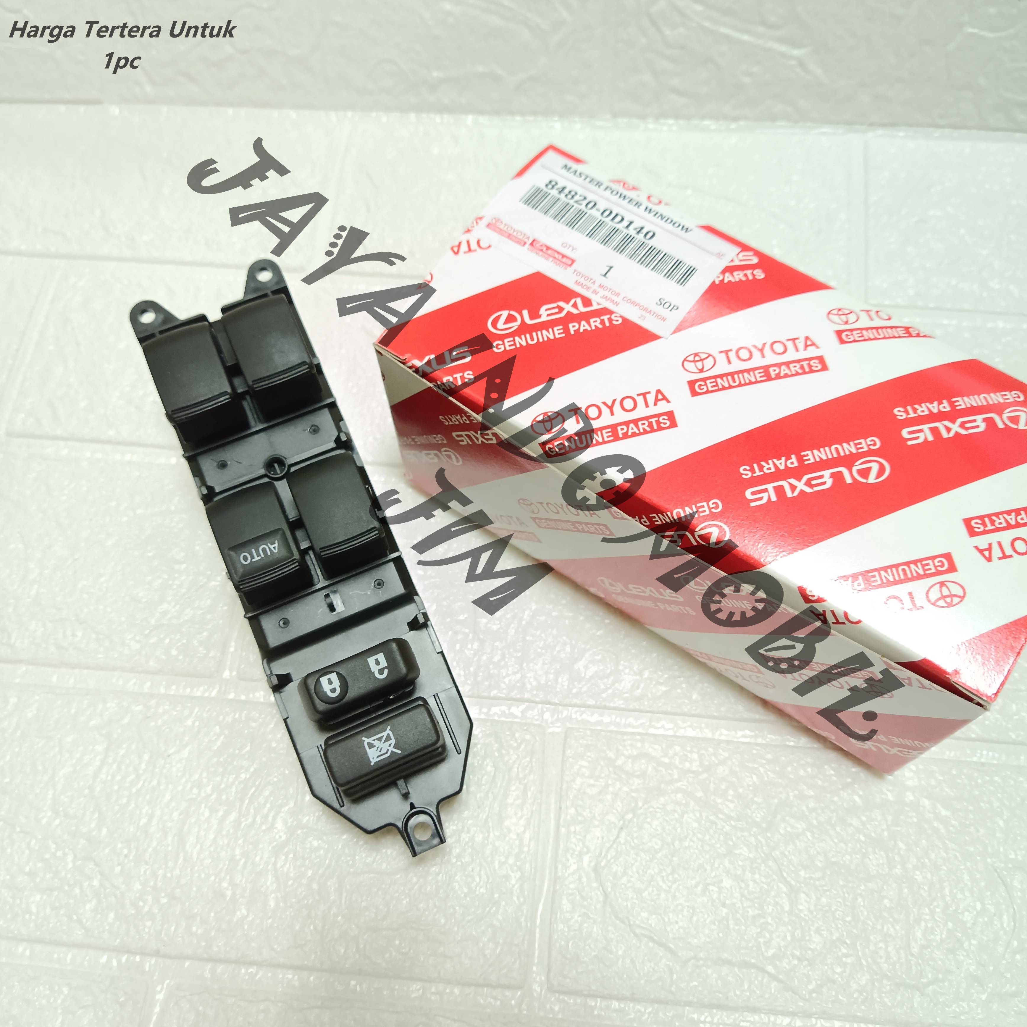 Switch Saklar Master Power Window Vios New Gen 2 Yaris Bakpao Camry Harga 285,000 rupiah*Gratis Ongkir