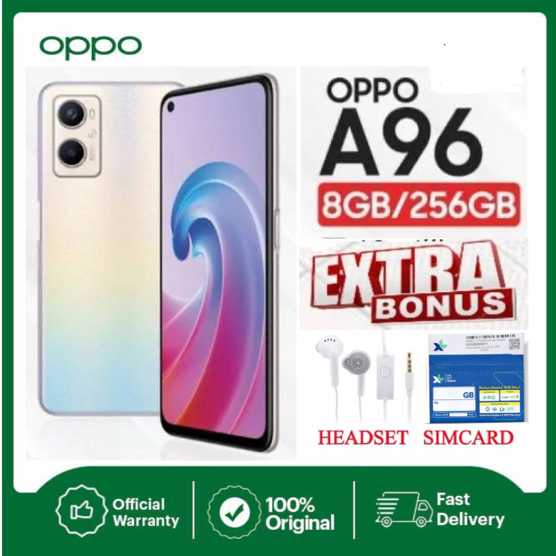 OPPO A96 8/256 GB BATTERY Type Li-Po 5000 mAh - GARANSI Harga  2,050,000 Ringgit*Penghantaran Percuma