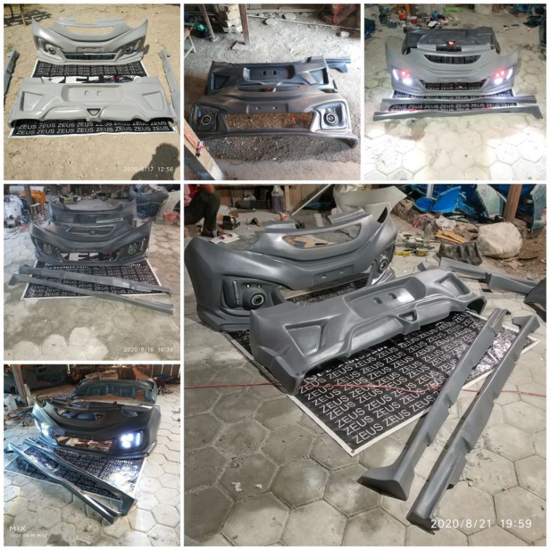 Bodykit AYLA Bodykit AGYA Custom Adaptasi GK5 DAIHATSU AYLA TOYOTA AGYA Grade-A Harga 1,960,000 rupiah*Gratis Ongkir