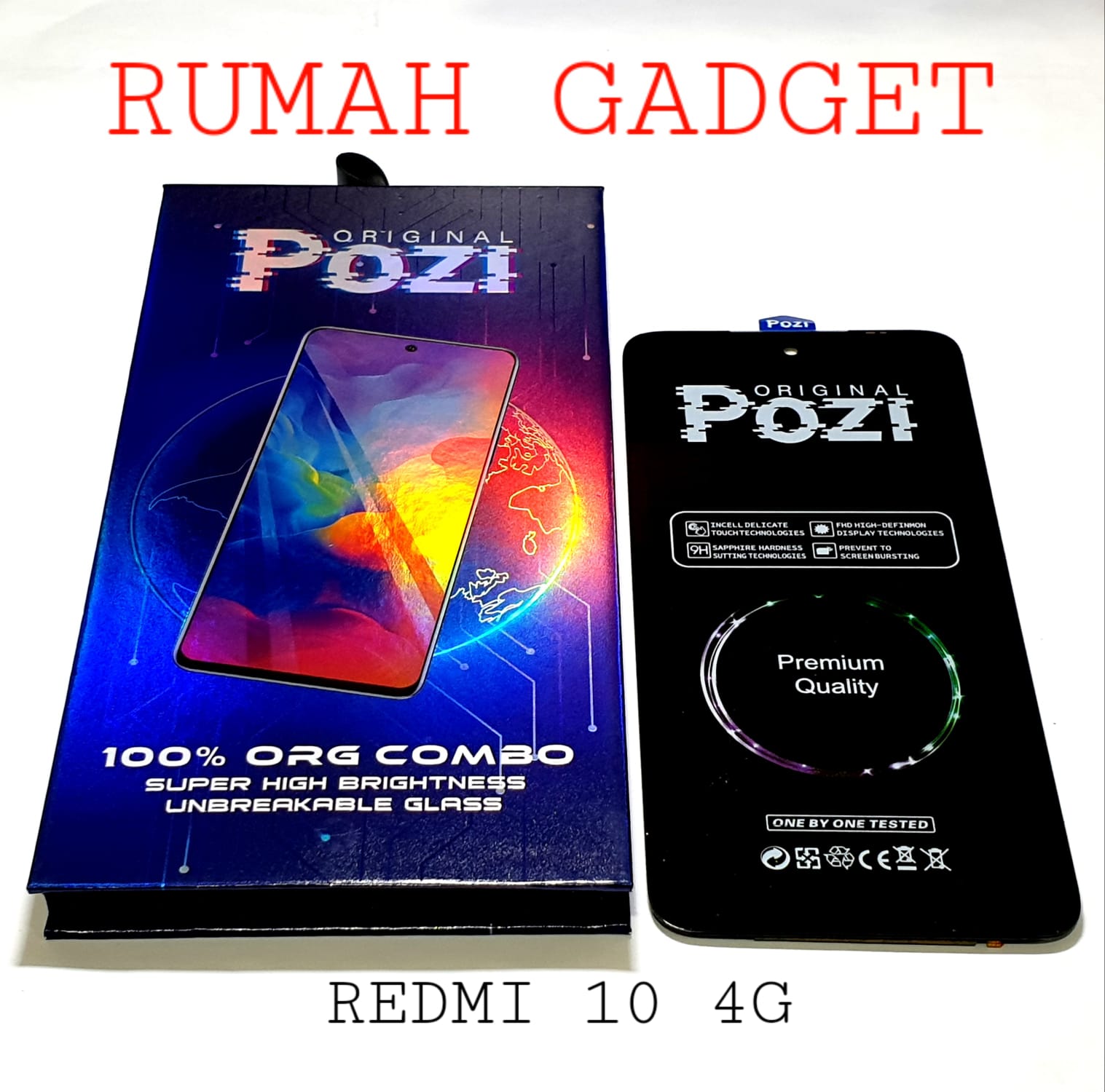 LCD POZI REDMI 10 4G/REDMI 10 PRIME BLACK FULLSET TOUCHCSREEN Harga  179,000 Ringgit*Penghantaran Percuma