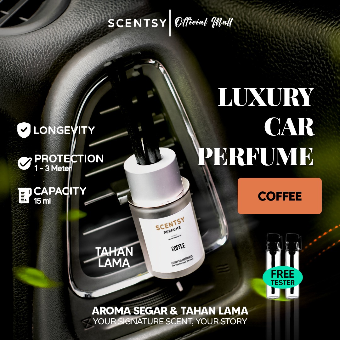 Scentsy Car Perfume Clip-On Ac 15 ml Car Freshener Coffee Coffee Cappucino Aromatherapy Diffuser Vent Clip Car Fragrance Clip-On Car Ac Anti-Nausea Air Freshener Inspired by Luxury Fragrances Harga 29,950 rupiah*Gratis Ongkir