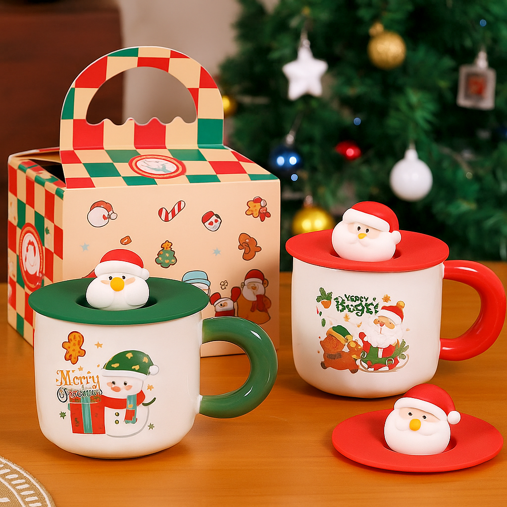 Ceramic Christmas Cups Christmas hadiah Hampers / Christmas Mugs Christmas 2025
