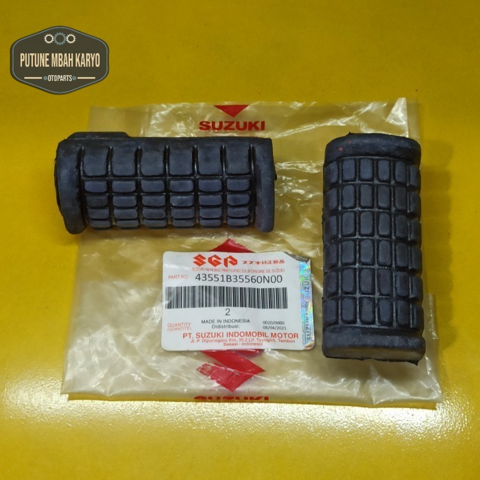Karet Foot Step Depan Smash Shogun Arashi SUZUKI B35 Harga 10,831 rupiah*Gratis Ongkir