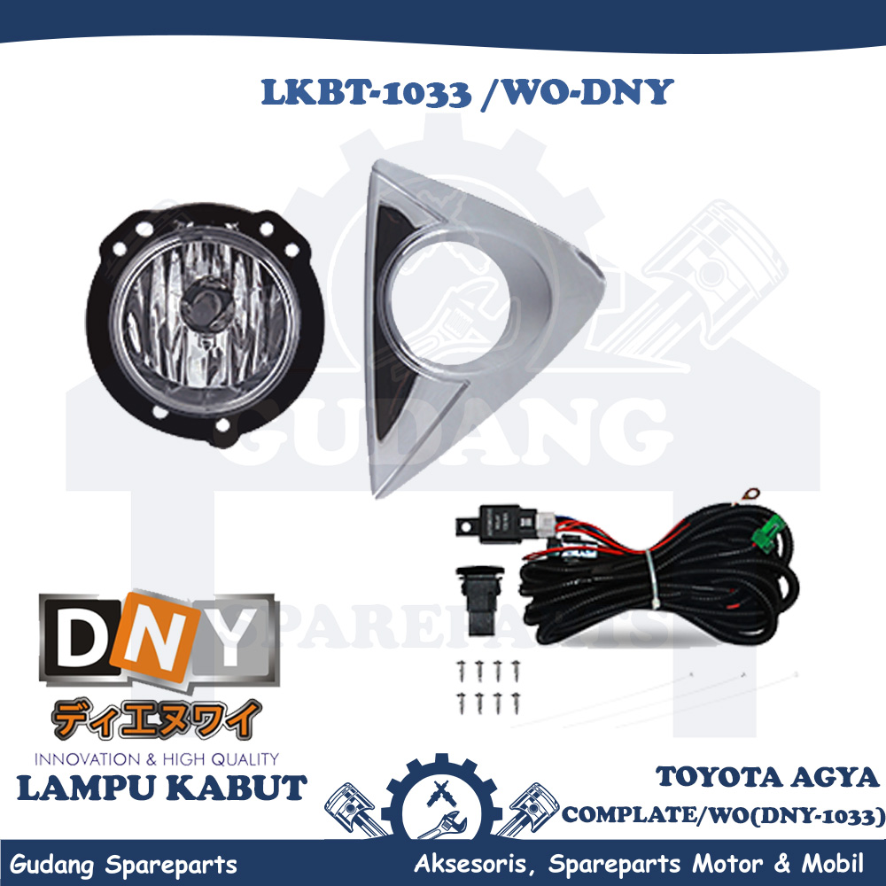 DNY Toyota Agya complete w/o DNY-1033 fog lamp Harga 535,000 rupiah*Gratis Ongkir