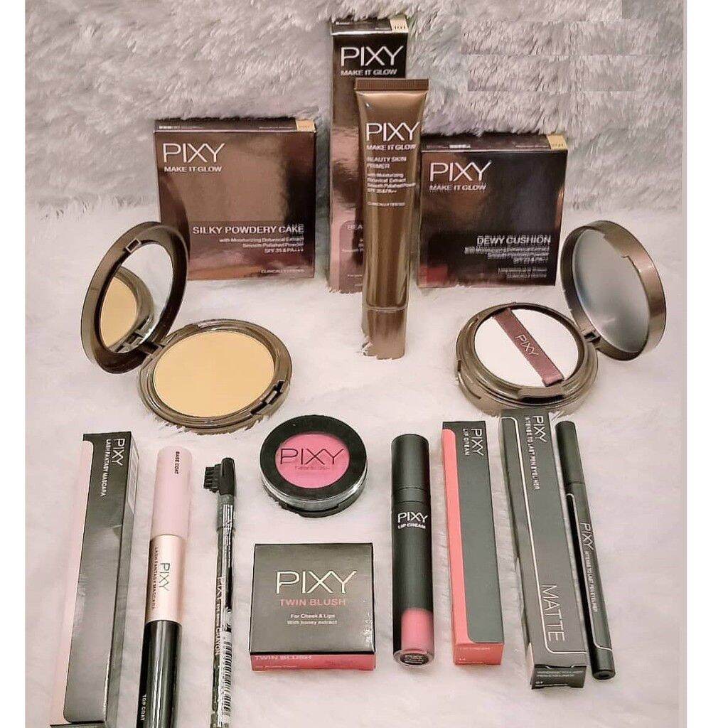 PIXY PAKET MAKE UP Glowing Make Up Satu Set Seserahan COD Pixy Ori Krim Sun Protection Make Up Premium Normal Lazada Lazada Indonesia