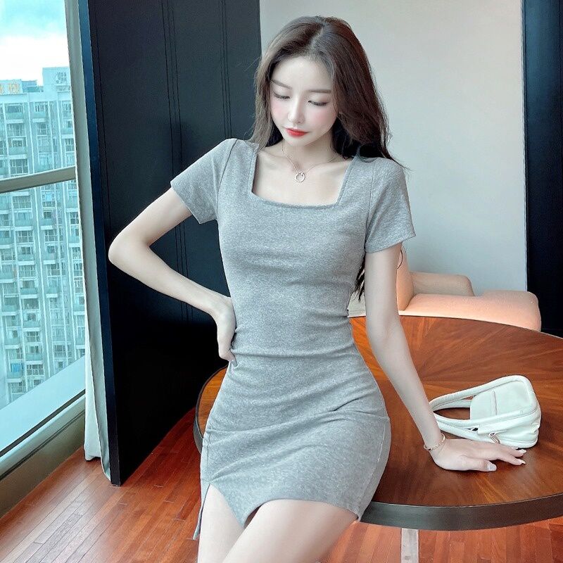 Korean Bodycon Sexy Mini Dress 1327 (S/M/L) Lazada Indonesia