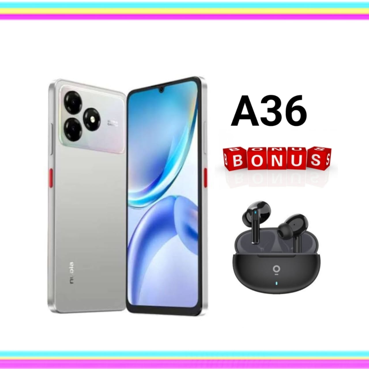 Zte Blade A36 4/64 New Official Warranty Harga 1,049,000 rupiah*Gratis Ongkir