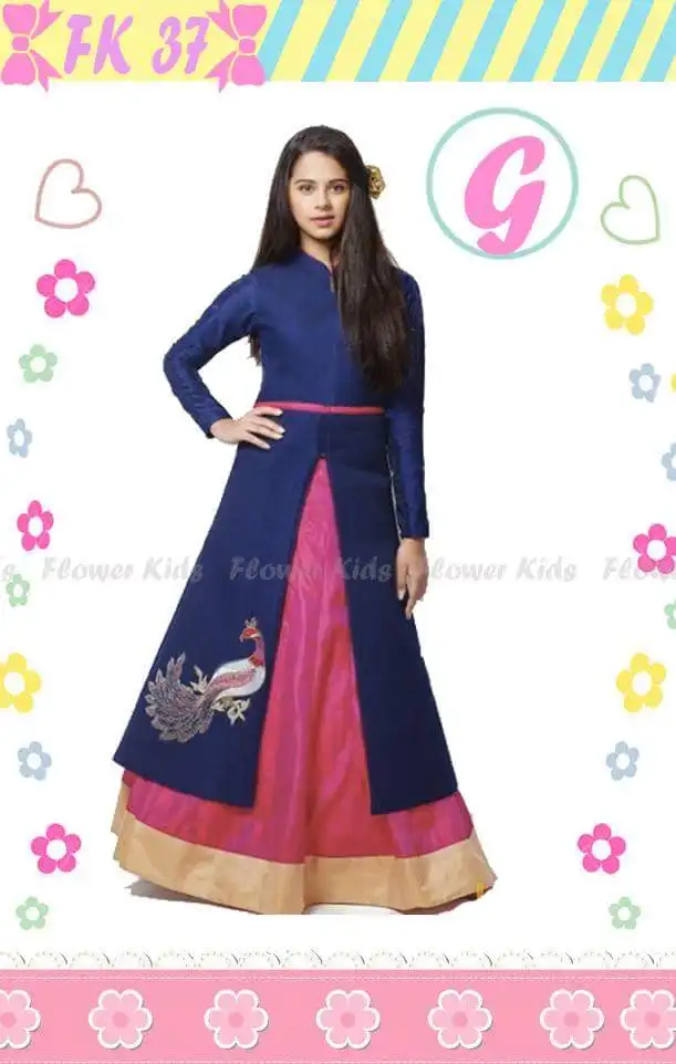 Dress India Anak Cewek Baju Muslim Anak Cewek Import Fk 37 Lazada Indonesia